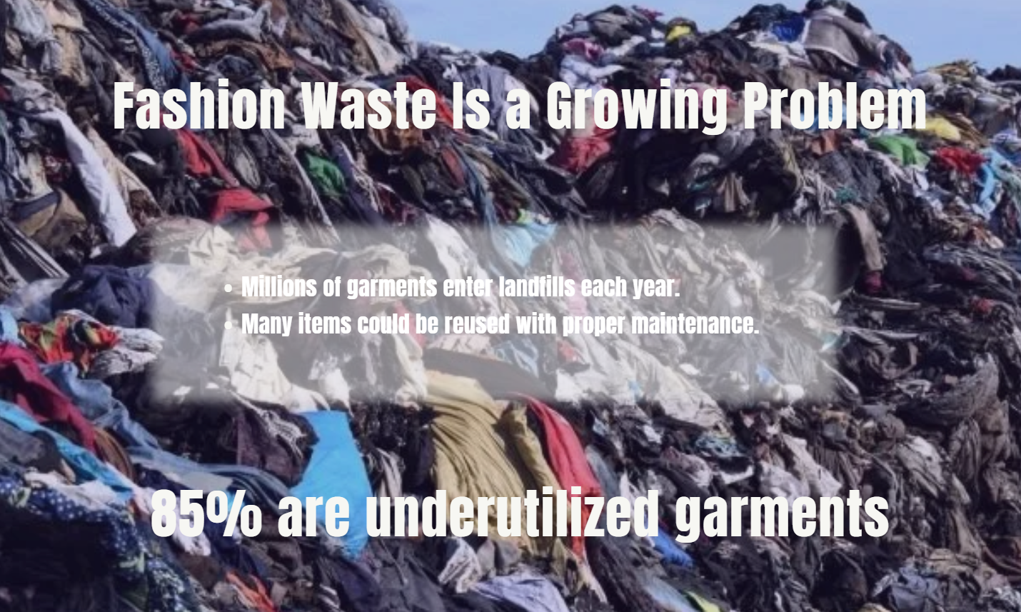 Fashion Waste Is a Growing Problem Fashion Waste Is a Growing Problem